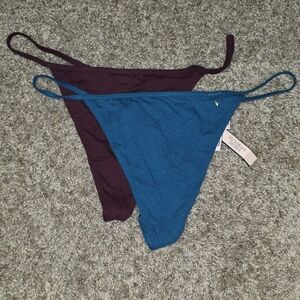 NWT Victoria’s Secret V-String Thong Bundle - Set of 2